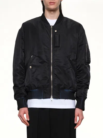 Wooyoungmi Zip-fastening Pocket Bomber Jacket In Black