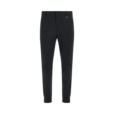 Wooyoungmi Elasticated Cuff Suit Pants In Black