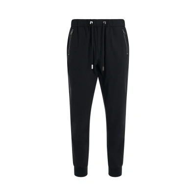 Wooyoungmi Elasticated Cuff Sweatpants In Black