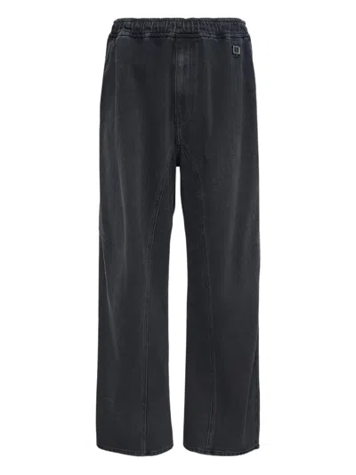 Wooyoungmi Elasticated-waist Jeans In Black