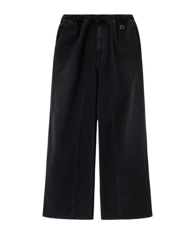 Wooyoungmi Elasticated-waist Jeans In Black