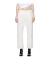 Wooyoungmi Embossed Patch Denim Trousers