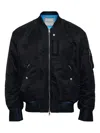 Wooyoungmi Embroidered-back Bomber Jacket In Black