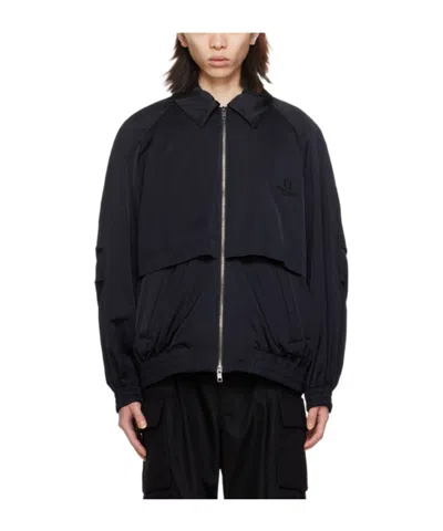 Wooyoungmi Black Embroidered Jacket In 929b Black