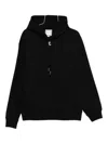 Wooyoungmi Embroidered-logo Drawstring Hoodie In Black