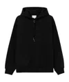 Wooyoungmi Classic Black Hoodie With Signature Logo Accents In Black