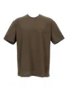 Wooyoungmi Embroidered-logo T-shirt In Brown