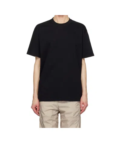 Wooyoungmi Embroidery T-shirt In Black