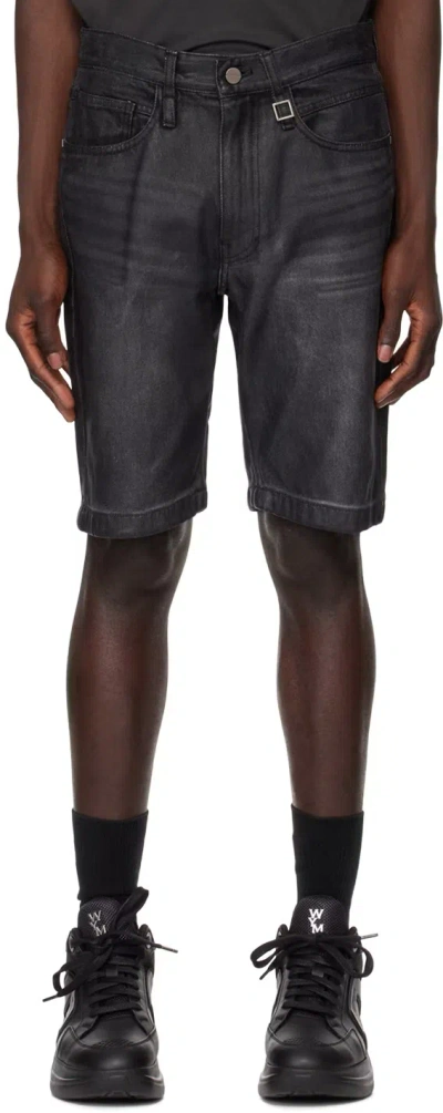 Wooyoungmi Faded Denim Shorts