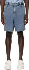 Wooyoungmi Faded Denim Shorts