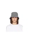 Wooyoungmi Gray Cotton Bucket Hat In White