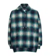 Wooyoungmi Flannel Check Hoodie In Green