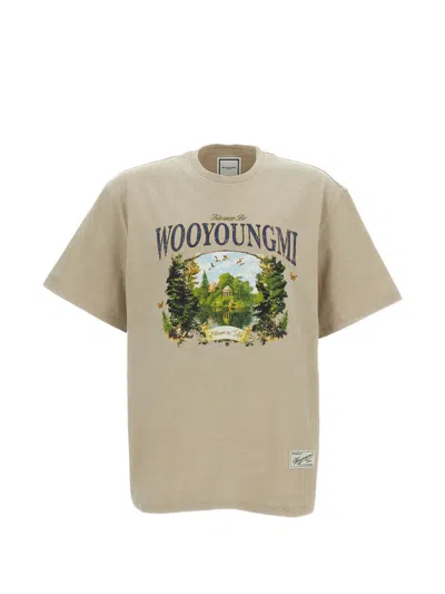 Wooyoungmi Garden Graphic T-shirt In Neutral