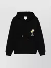 Wooyoungmi Graphic Print Hooded Sweatshirt With Pouch Pocket
