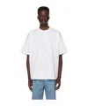 Wooyoungmi White Swaying Flower Back Logo T-shirt In White