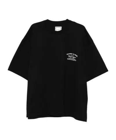 Wooyoungmi Graphic T-shirt In Black