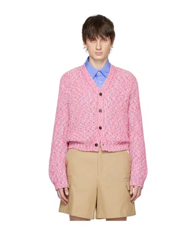 Wooyoungmi Pink Hardware Cardigan In Pink 526p