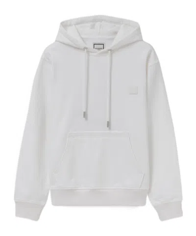 Wooyoungmi Hooded Printed Sweatshirt In White