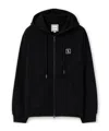 Wooyoungmi Long-sleeved Hooded Sweater In Black