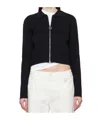 Wooyoungmi Lapel Long Sleeve Sweater In Black