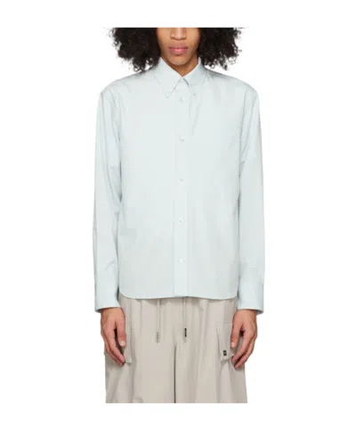 Wooyoungmi Lapel Long-sleeved Shirt In White