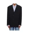 Wooyoungmi Black Two Button Single Blazer In Black