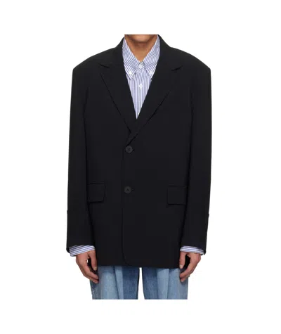 WOOYOUNGMI LAPEL LONG-SLEEVED SUIT JACKET