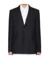 Wooyoungmi Navy Wool Blazer In Black