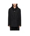 Wooyoungmi Lapel Suit Jacket In Black