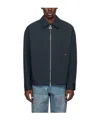 Wooyoungmi Navy Drawstring Shirt In Black