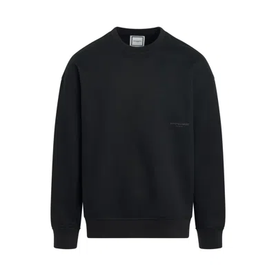 Wooyoungmi Black Graphic Sweatshirt In 743b Black