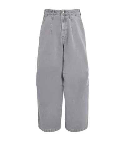 Wooyoungmi Lightweight Wide-leg Jeans In Grey