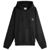 Wooyoungmi Black Back Logo Hoodie In Black