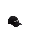 Wooyoungmi Black Embroidered Ball Cap In Black