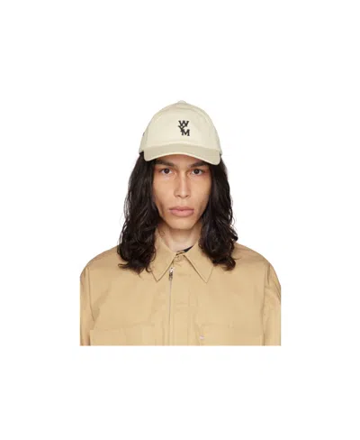 Wooyoungmi Logo Baseball Hat In Nude