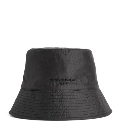 Wooyoungmi Logo Bucket Hat In Black