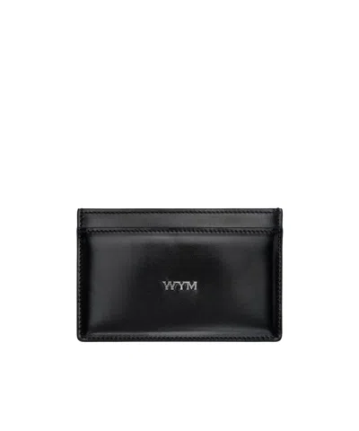 Wooyoungmi Logo Card Holder In Black