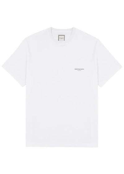 Wooyoungmi Logo Cotton T-shirt In White