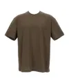 Wooyoungmi Embroidered-logo T-shirt In Brown