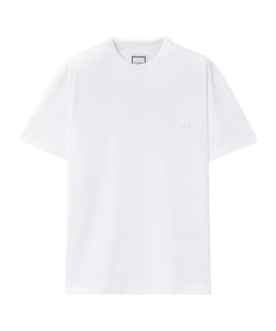 Wooyoungmi Logo Crew Neck T-shirt In White