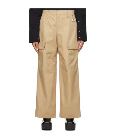 WOOYOUNGMI LOGO DETAIL TRACK PANTS