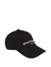 Wooyoungmi Black Embroidered Ball Cap In Black