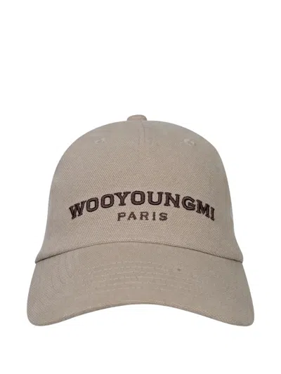 Wooyoungmi Logo-embroidered Baseball Hat In Neutral