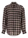 Wooyoungmi Plaid Pattern Long Sleeve Shirt With Pocket In Black