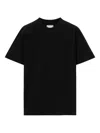 Wooyoungmi Logo-embroidered T-shirt In Black