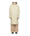 Wooyoungmi Beige Hooded Coat In Neutral