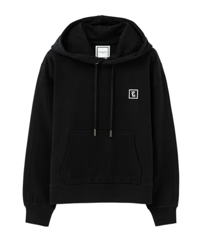 Wooyoungmi Logo Hoodie In Black