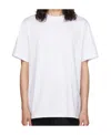 Wooyoungmi White Swaying Flower Back Logo T-shirt In White