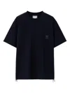 Wooyoungmi Logo Patch T-shirt In Blue