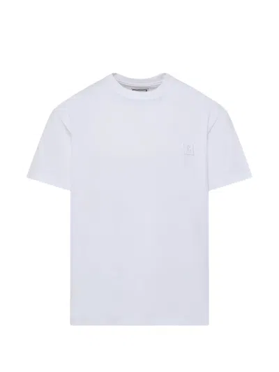 Wooyoungmi Crew Neck T-shirt Short Sleeves Back Print In White